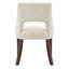 Chaises de salle à manger rembourrées avec dossier ouvert-1957911082