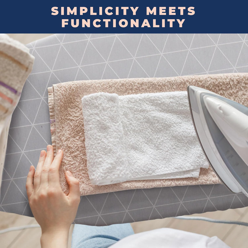 12 x 30 Tabletop Ironing Board Cover with Elasticized Edges, Fits Small, Table Top and Mini Boards