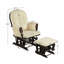 Chaise berçante avec repose-pieds Cunegunda-750039234