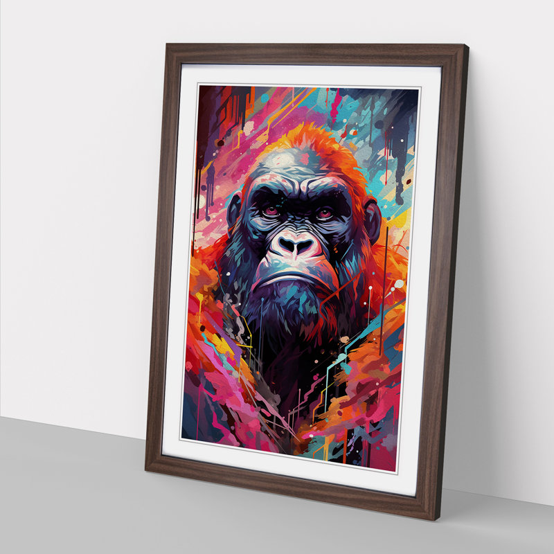 Gorilla Futurism No.2 - Framed Print