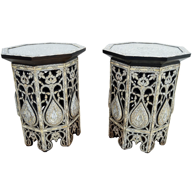 Andalusian Glass End Table