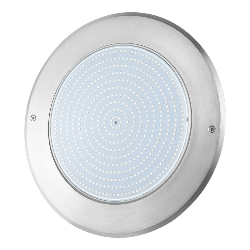 Silver Low Voltage Integrated LED Well Light