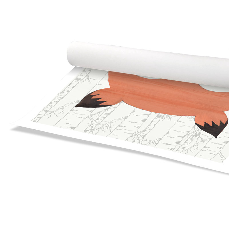 Impression sur papier Woodland Friends, H 31 po x l 31 po x P 1 po