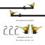 Tringle à rideaux simple ajustable 0,75 po-73484750-73484756