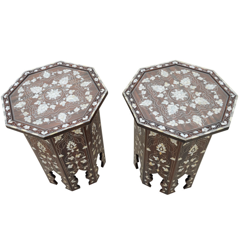 Syrian Glass End Table