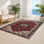 Persian Red Indoor and Outdoor Area Rug