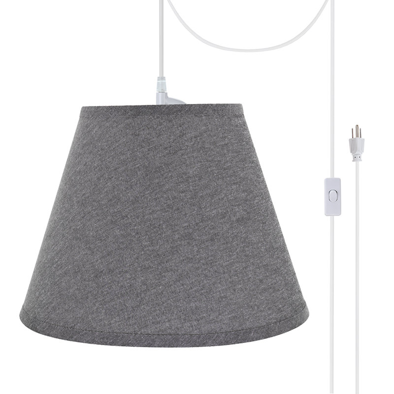 Gerald 1 - Light White Single Pendant, Gray