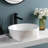 Pakroman 15.7'' Ceramic Circular Bathroom Sink