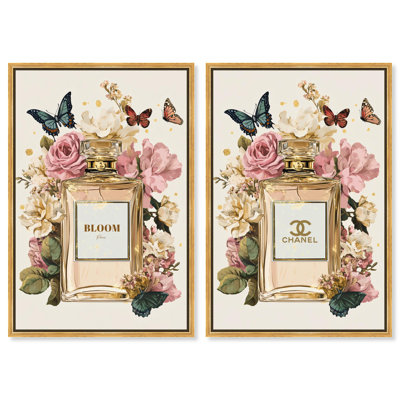 Gilded Glamour Set Fashion Acrylic Print by Art Remedy