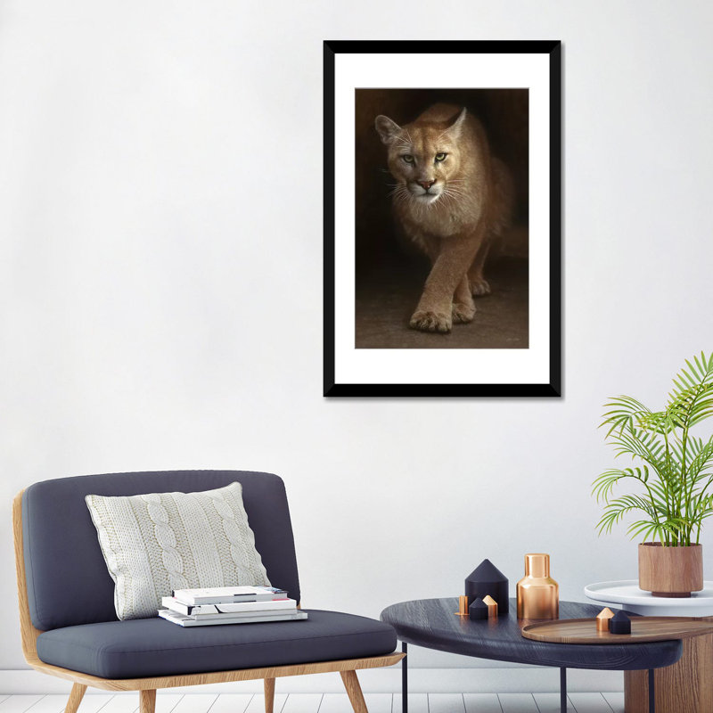 " Emergence, Vertical " by Collin Bogle, Black Framed Fine Art Paper, White, 32" H x 24" W x 1" D