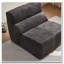 Fauteuil d'appoint, fauteuil sans accoudoirs en velours-1757377268