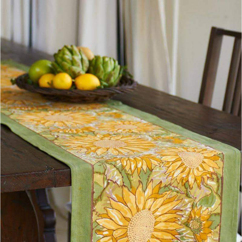 Nicholes Table Runner, 72" W x 16" L, Green