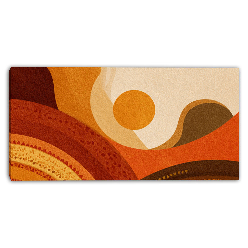 Art mural sur toile Radiant Sun, H 20 po x l 40 po