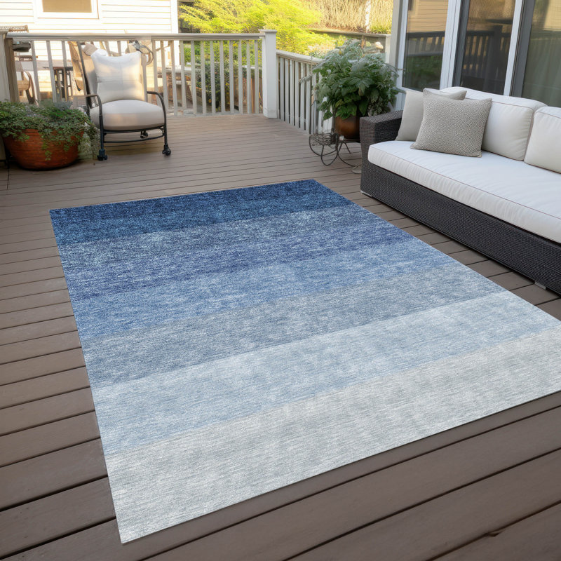 Machine Washable Indoor/Outdoor Kitchen Mat, Rectangle 5' x 7'6"
