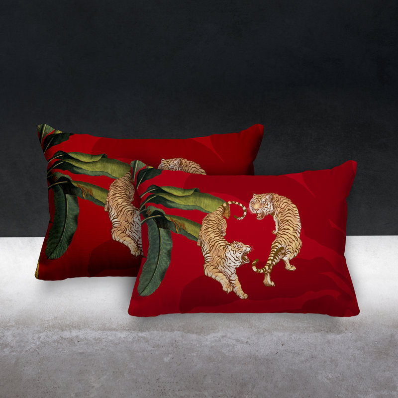  Coussin intérieur / extérieur Lumbar, Rouge