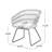 Terry 23.5" W x 24.5" D x 31.5" H PE Rattan Splayed Sled Leg Armchair (Set of 2)