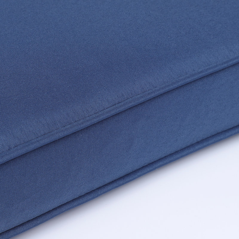 2Pcs Navy Blue Chaise Lounge Cushions, Fine Fabric, & Fade , Removable Zipper Covers For Cleaning, High Resilience Sponge Padding, Adjustable Straps Comfort 75 Inch Blue, Cover, Filling, Covers,