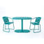 Ensemble bistro 3 pièces, 1 table ovale et 2 chaises-1373956597