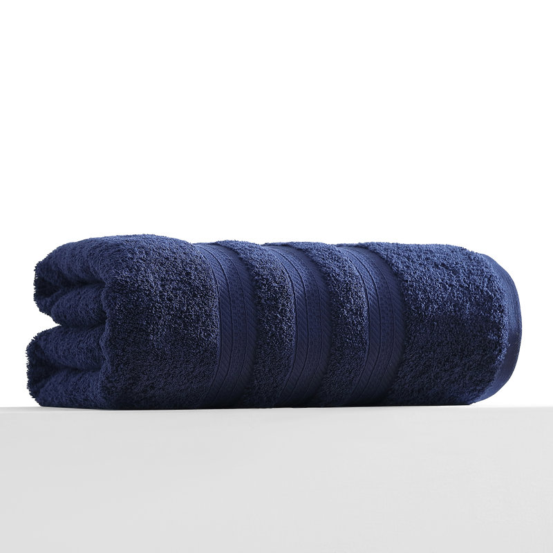 Très grande serviette de bain très grande taille 40 x 90 po, Marine