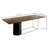 Kopelin Walnut Solid Wood Top Dining Table-1944815258