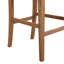 Ensemble de 2 tabourets de bar d'une hauteur de 30,5 pouces, structure en bois d'hévéa, coussin en tissu éponge et tabourets de bar rembourrés, chaises de bar rétro convenant à un îlot de cuisine, une chambre à coucher ou une salle à manger.-303316404-303316407
