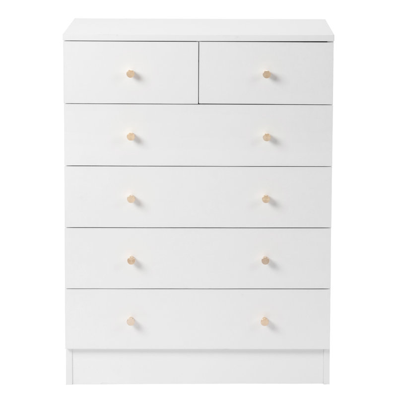 Imogen 6 - Drawer Storage Cabinet, White