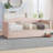 Velvet Upholstered Sofa Bed Daybed Twin Size Daybed with Extended Pop Up Trundle-335673824