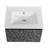 24'' Floating Wall-Mounted Bathroom Vanity With Ceramics Sink & Soft-Close Cabinet Door, KD-Package-1498898140
