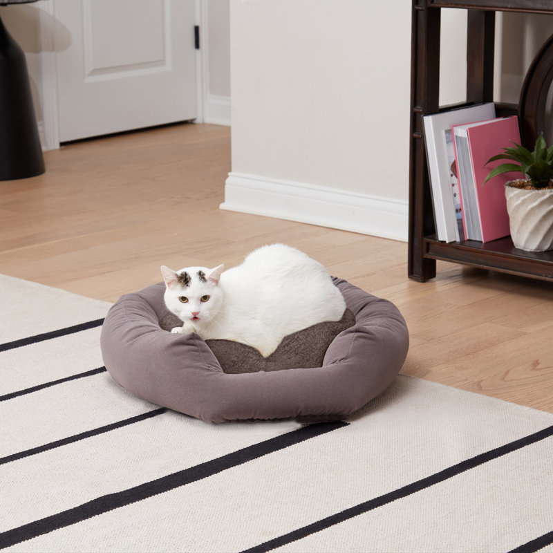 Lit rond pour chat, Gris