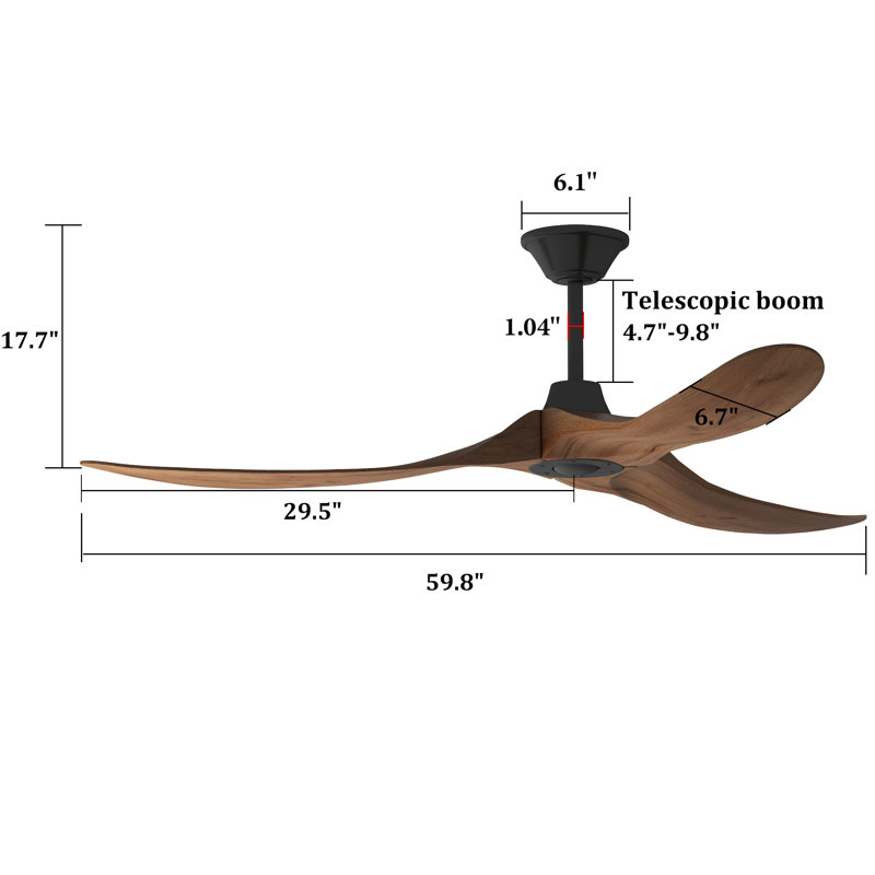 Bria 59.8'' Ceiling Fan