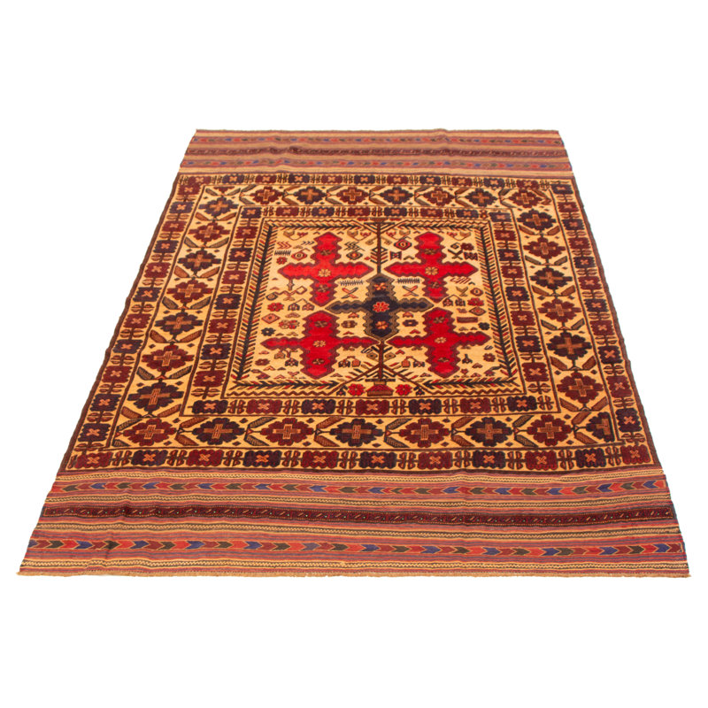 Tapis rouge tadjik 6 po 2 po x 9 po 7 po