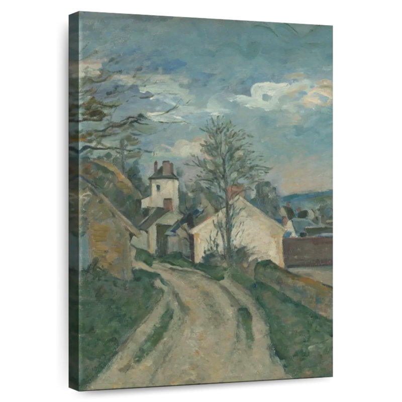 Lilie, la maison du médecin Gachet à Auvers, H 48 po x l 32 po