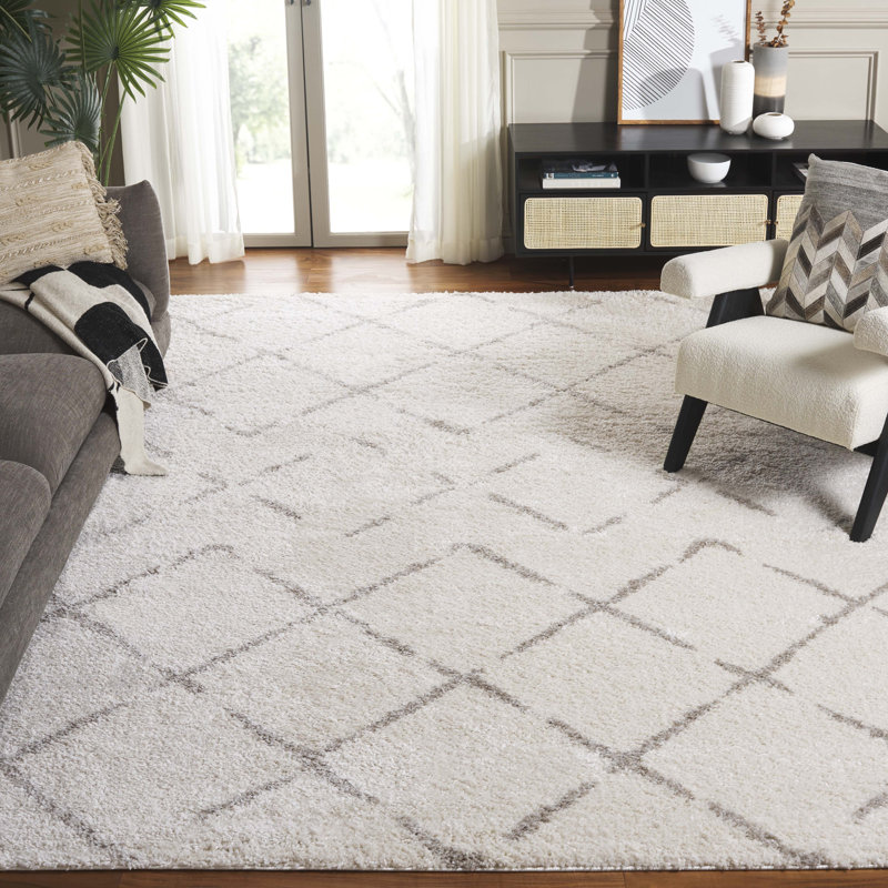Tapis performance Angelka, Rectangulaire 8 pi x 10 pi, Beige/Ivory