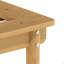 Base de lit plateforme de style Mid-Century moderne, lit en bois à base basse avec tête de lit subtilement inclinée, rails latéraux élargis pour un support de lattes robuste, aucun sommier requis, assemblage facile, naturel-133673672-133673673