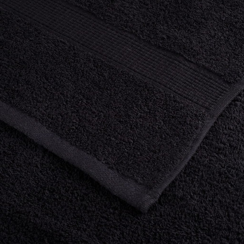 Premium Shower Towels SOLUND 2Pcs 70X140cm 600Gsm, Black