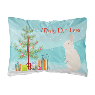  Coussin décoratif intérieur / extérieur New Zealand Rabbit Christmas