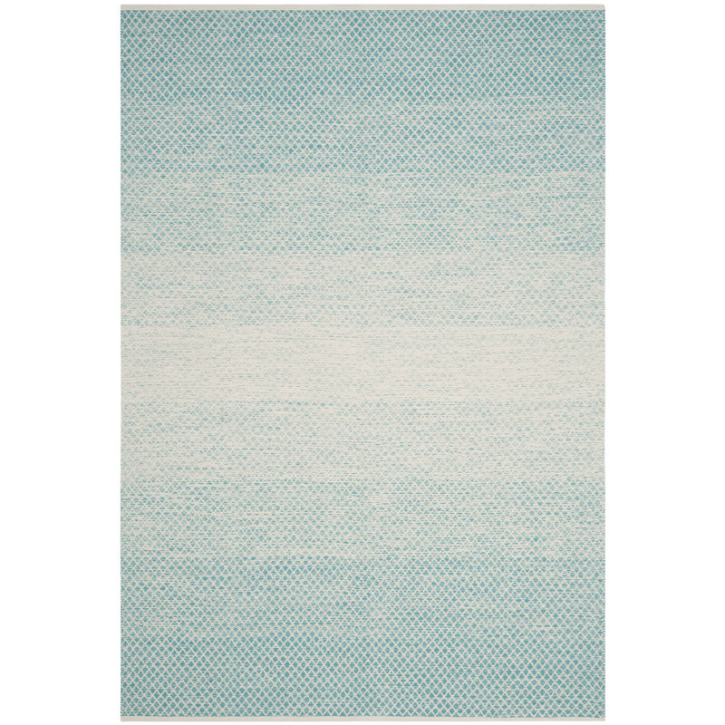 Cayman Hand Woven Cotton Geometric Rug, Rectangle 3' x 5'