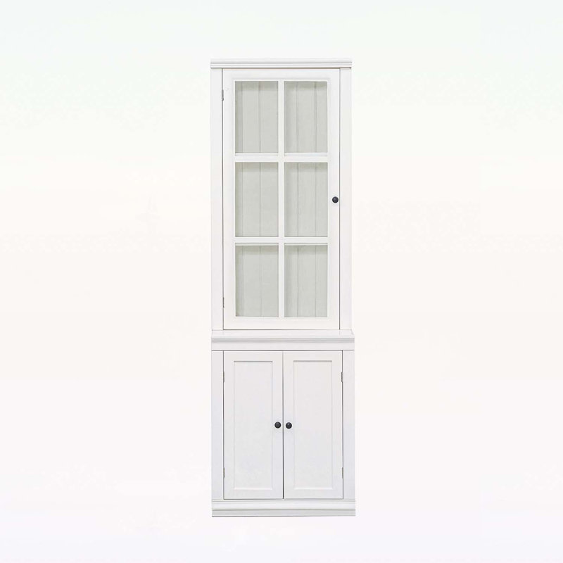 Vitrine polyvalente avec attrait élégant et rangement pratique