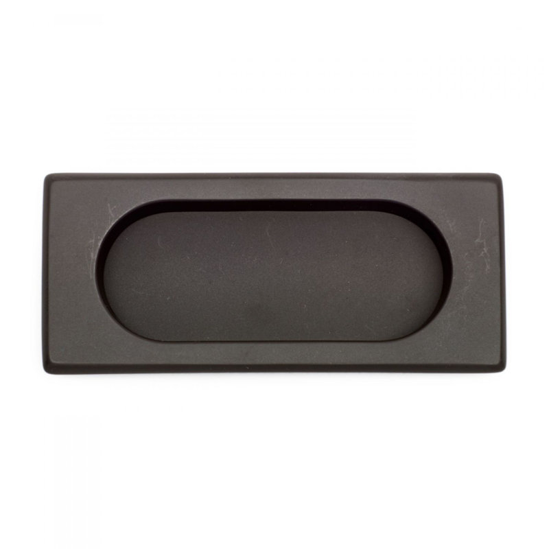 Poignée encastrée rectangulaire épaisse série CF, Bronze huilé