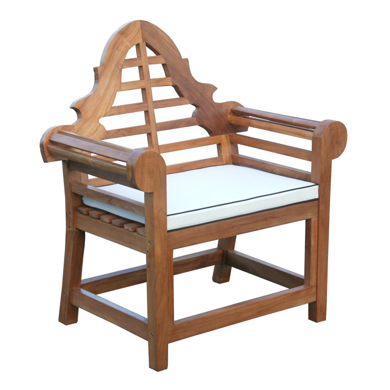 Chaise de patio avec coussin Passarelli