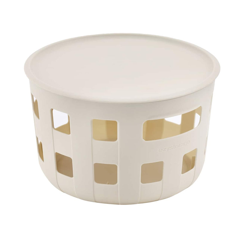 Ensemble de 12 paniers ronds avec couvercle Aura 5L / 5,2 pte Ezystorage Aura Collection, 5.2