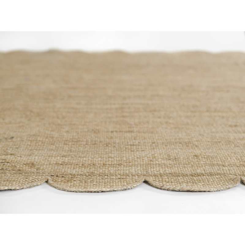 Pure Salt By Momeni Parikia Hand Woven Jute Natural Area Rug 8' X 11', Round 8'