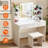 Baidy Vanity Set with Lighted Mirror and Stool