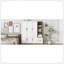 Armoire de rangement à 3 portes en bois pour chambre à coucher avec tablettes et 2 tiroirs, tablettes de rangement latérales-1282861971