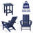 Cathair All-weather HDPE Adirondack Chair with Table (2 Chairs and 1 Table)-1772205162