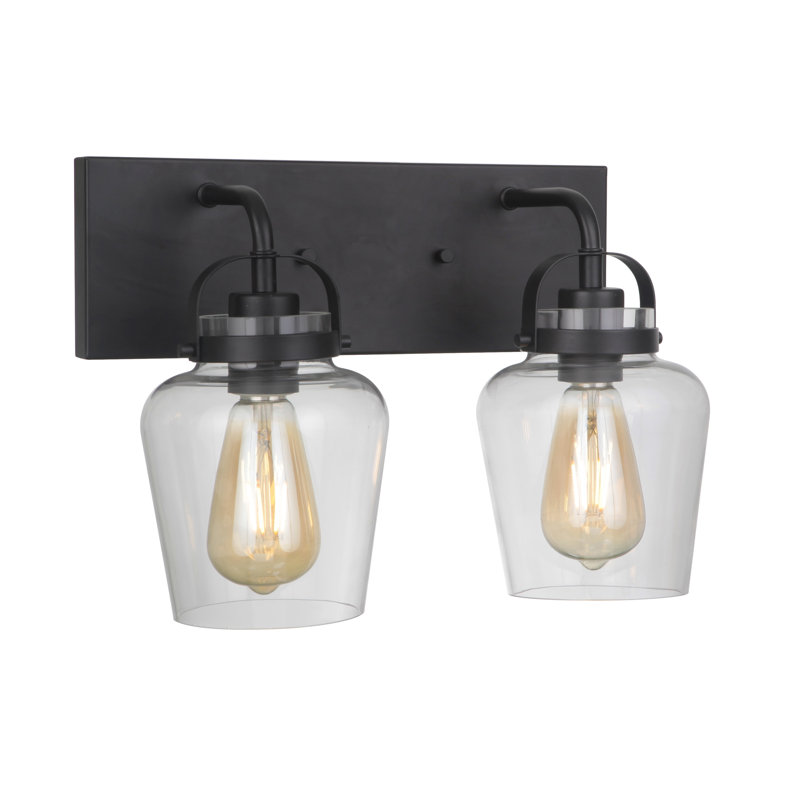Tribble 2 - Light Vanity Light, Flat Black