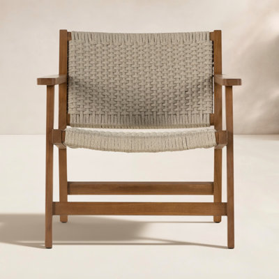 Alaire Teak Outdoor Lounge Chair