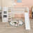 Twin Wood Loft Bed With Storge Staircase, Convertible Ladder And Slide-418993915