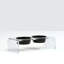 Small Clear Elevated Feeder with Color Bowls-61659534-62441846