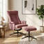 Chaput TV Chair with Stool-366778891